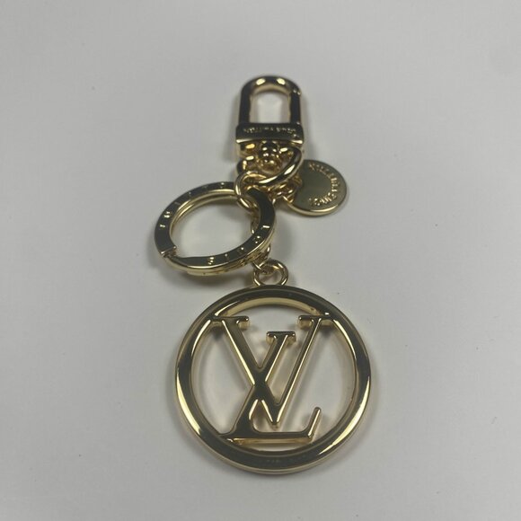 Louis Vuitton Gold Key Chain Bag Charm Porte Cles Circle M68000 - Picture 6 of 6